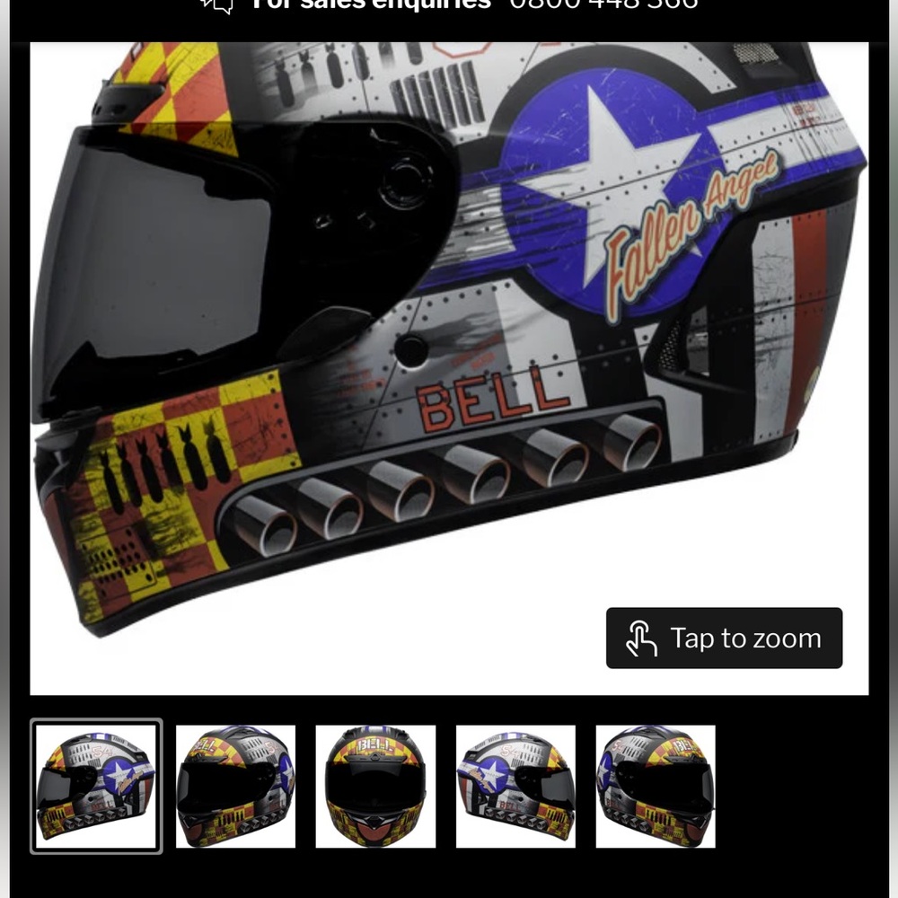 Bell Qualifier DLX MIPS Motorcycle Helmet 2020 Devil May Care full face